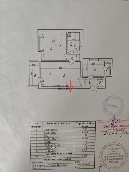 Iancului 2 camere, la 3 minute de Metrou